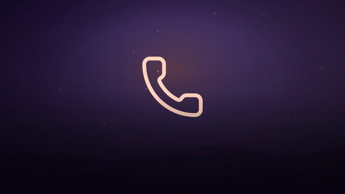 Illustrazione onirica che rappresenta il simbolo Telefono