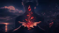 Sangre — ilustración de símbolo onírico