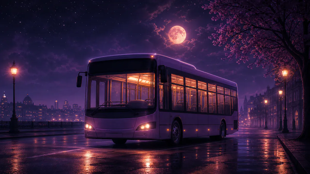 Traumhafte Illustration des Symbols Bus