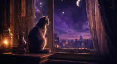 Gato — ilustración de símbolo onírico