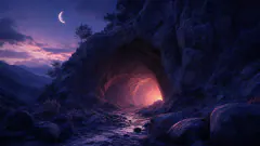 Cueva — ilustración de símbolo onírico