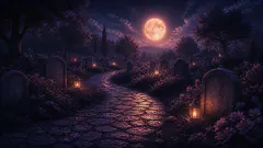 Cementerio — ilustración de símbolo onírico
