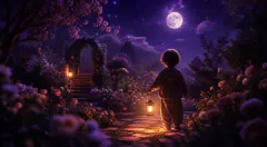 Niño — ilustración de símbolo onírico