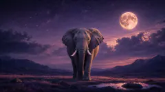Elefante — ilustración de símbolo onírico