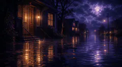 Inundación — ilustración de símbolo onírico