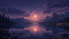 Lago — ilustración de símbolo onírico