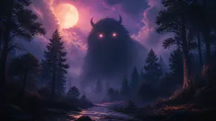 Monstruo — ilustración de símbolo onírico