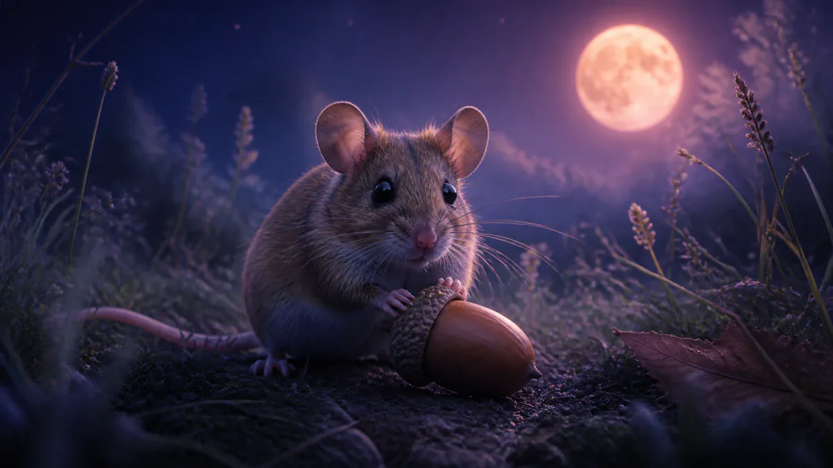 Traumhafte Illustration des Symbols Maus