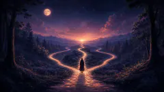 Camino — ilustración de símbolo onírico