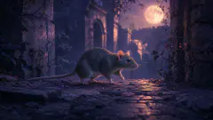 Rata — ilustración de símbolo onírico