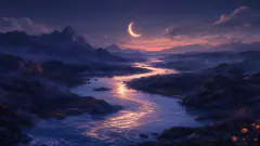 Río — ilustración de símbolo onírico