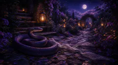 Serpiente — ilustración de símbolo onírico