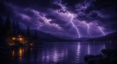 Tormenta — ilustración de símbolo onírico