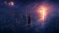 Atrapado — ilustración de símbolo onírico