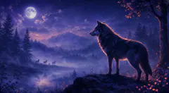 Lobo — ilustración de símbolo onírico