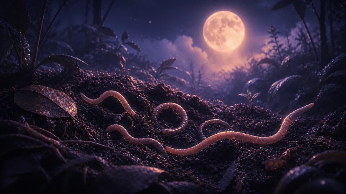 Dreamlike illustration representing the symbol Worms