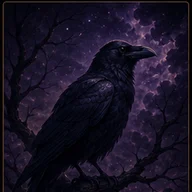 Crow — dream symbol illustration