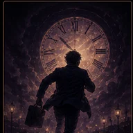 Being late — dream symbol illustration