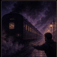 Missing a train — dream symbol illustration